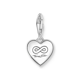 You & Me Logo Heart Charm