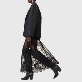 Arran Sheer Lace Skirt