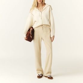 Fima Drawstring Straight Leg Trousers
