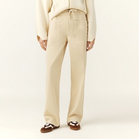 Fima Drawstring Straight Leg Trousers