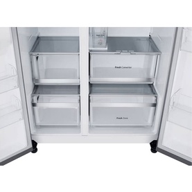 628L InstaView American Non Plumbed Brushed Steel