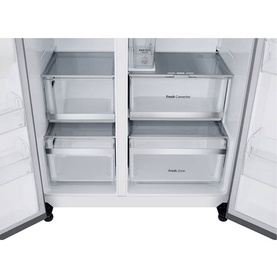 628L InstaView American Non Plumbed Brushed Steel