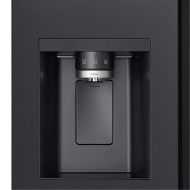 628L InstaView Craft Ice Plumbed Black Steel