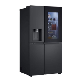 628L InstaView Craft Ice Plumbed Black Steel