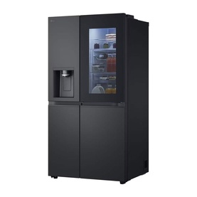 628L InstaView Craft Ice Plumbed Black Steel