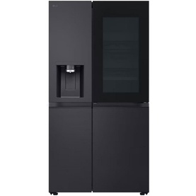 628L InstaView American Plumbed Black Steel