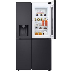 628L InstaView American Plumbed Black Steel
