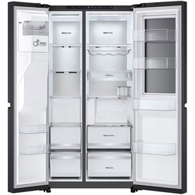 628L InstaView American Plumbed Black Steel