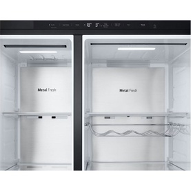 628L InstaView American Plumbed Black Steel