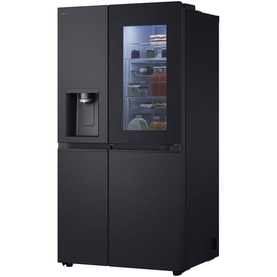 628L InstaView American Plumbed Black Steel