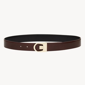 Logo Reversible Leather Belt
