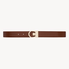 Logo Reversible Leather Belt