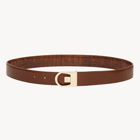 Logo Reversible Leather Belt