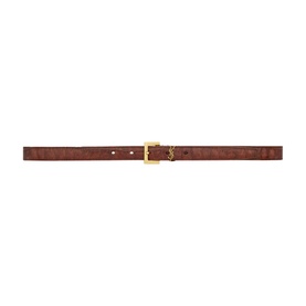 Logo Fine Leather Belt