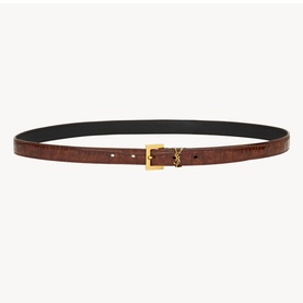 Logo Fine Leather Belt