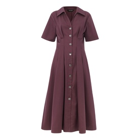 Renee Button Shirt Dress