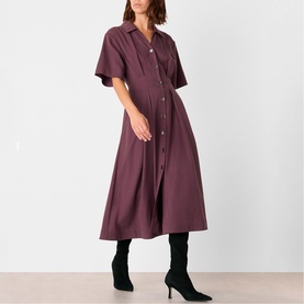 Renee Button Shirt Dress