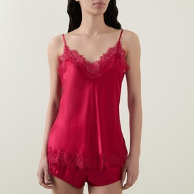 Scarlett Lace Silk Camisole