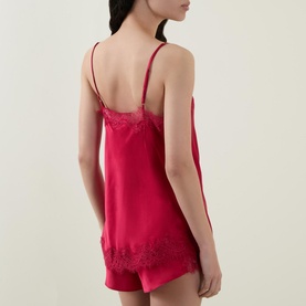 Scarlett Lace Silk Camisole