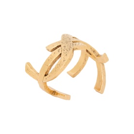 Hammered YSL Twisted Cuff