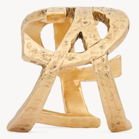 Hammered YSL Twisted Cuff