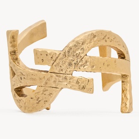 Hammered YSL Twisted Cuff