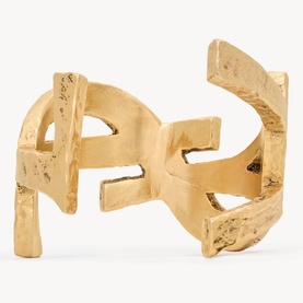 Hammered YSL Twisted Cuff