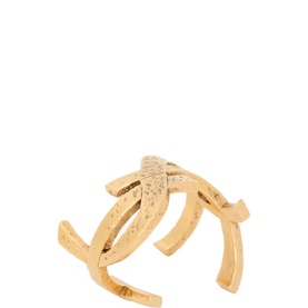 Hammered YSL Twisted Cuff