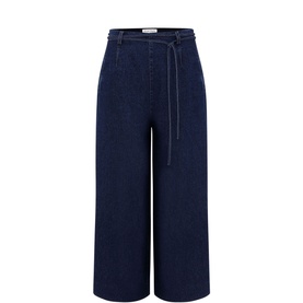 Aubrielle Cropped Wide Leg Jeans