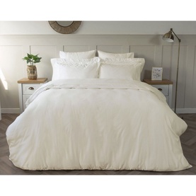 600 Thread Count Pure Egyptian Cotton Sateen Flat Sheet Ivory