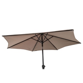 Soldano Parasol & Base Taupe 2.5m