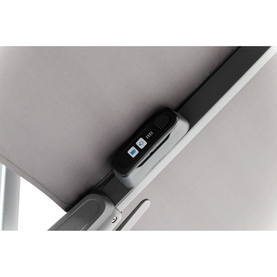 Square Glow Parasol & Cover Anthracite 3m