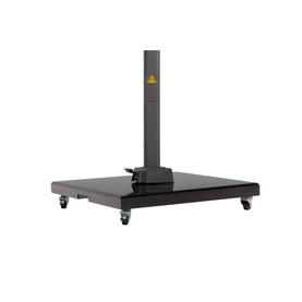 Square Glow Parasol & Cover Anthracite 3m