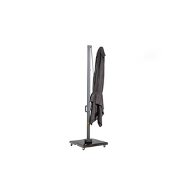 Square Glow Parasol & Cover Anthracite 3m