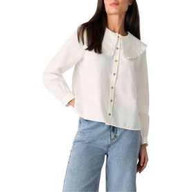 Ruffle Collar Blouse