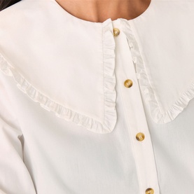 Ruffle Collar Blouse