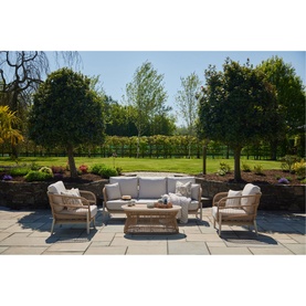 McKinney Dining Lounge Set & Cover Latte Ash