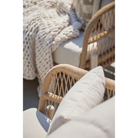 McKinney Dining Lounge Set & Cover Latte Ash