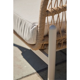 McKinney Dining Lounge Set & Cover Latte Ash