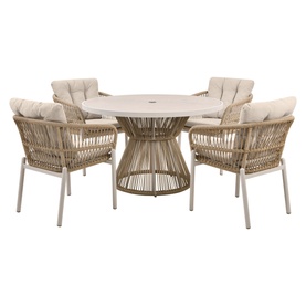 McKinney Dining Parasol Set & Cover Beige