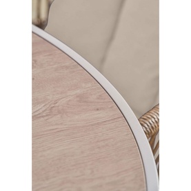 McKinney Dining Parasol Set & Cover Beige