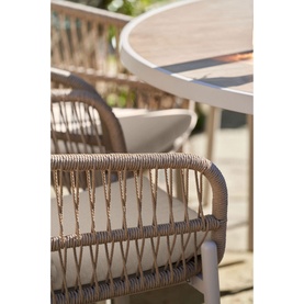 McKinney Dining Parasol Set & Cover Beige