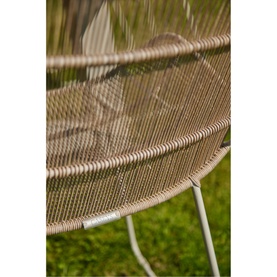 Kingsville Garden Dining Set Linen 195cm