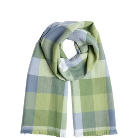 Block Check Extra Fine Scarf