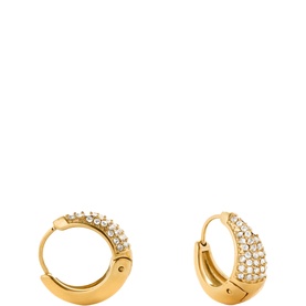 Pure Sparkle Huggie Hoop Earrings