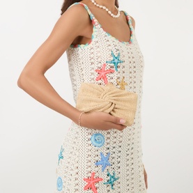 Lissie Raffia Clutch