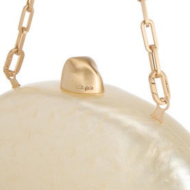 Evanna Oval Chain Clutch