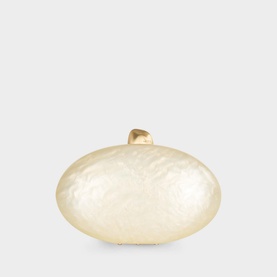 Evanna Oval Chain Clutch