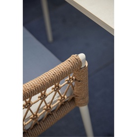 Lyon Garden Dining Set Coconut Urano Ivory