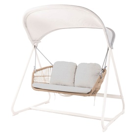 Irvington Garden Double Swing Ivory White Coconut